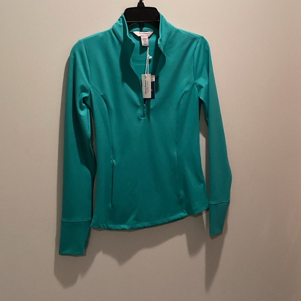 NWT  Tommy Bahama extra small or small available Women's Green Long Sleeve Top